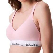 CALVIN KLEIN Modern Cotton Lift Bralette Bra sz M Medium Pink QF7900