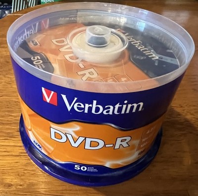 Verbatim AZO DVD-R 16X 4.7GB 50 pack new sealed dvd recordable discs 