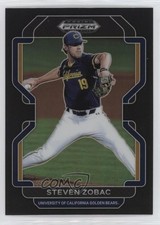 2022 Panini Prizm Draft Picks Black Prizm Steven Zobac #PDP115 0hk3