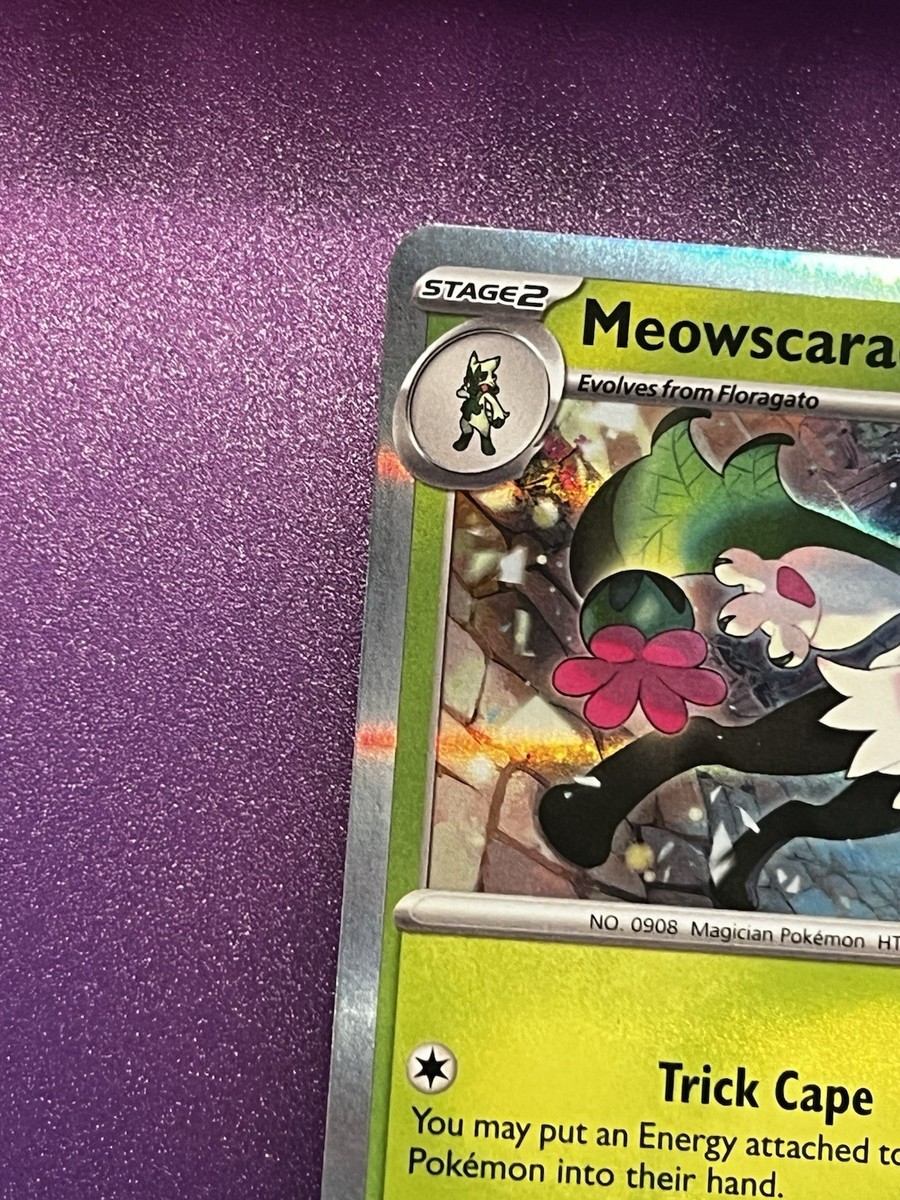 Pokemon Meowscarada Scarlet & Violet 015/198 Holo | eBay
