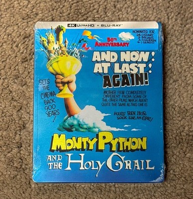 Monty Python And The Holy Grail SteelBook 50th Anniversary 4K/Blu-ray