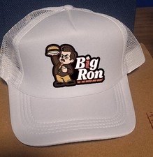 Adjustable Trucker Baseball Hat Cap White Big Ron All The Bacon and Eggs