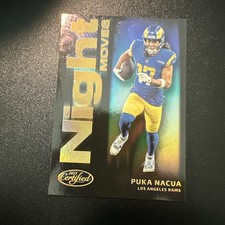 2025 Panini Certified SSP CASE HIT Night Moves - Puka Nacua 🔥 Los Angeles Rams