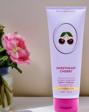 Bath  BodyWorks Sweetheart Cherry Body Cream 8oz.     