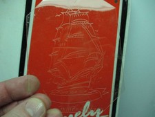 VINTAGE TATTOO FLASH ACETATE PHILIP 1979 SAILING SHIP