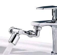 Premium Swivel Faucet Aerator Extension in Brass - Adjustable Water Modes