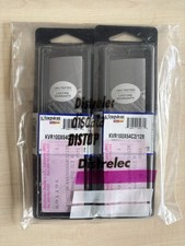 RAM 2 PEZZI Neu New Nuovo 128MB Kingston KVR100X64C2/128 100MHz Non-ECC CL2 D