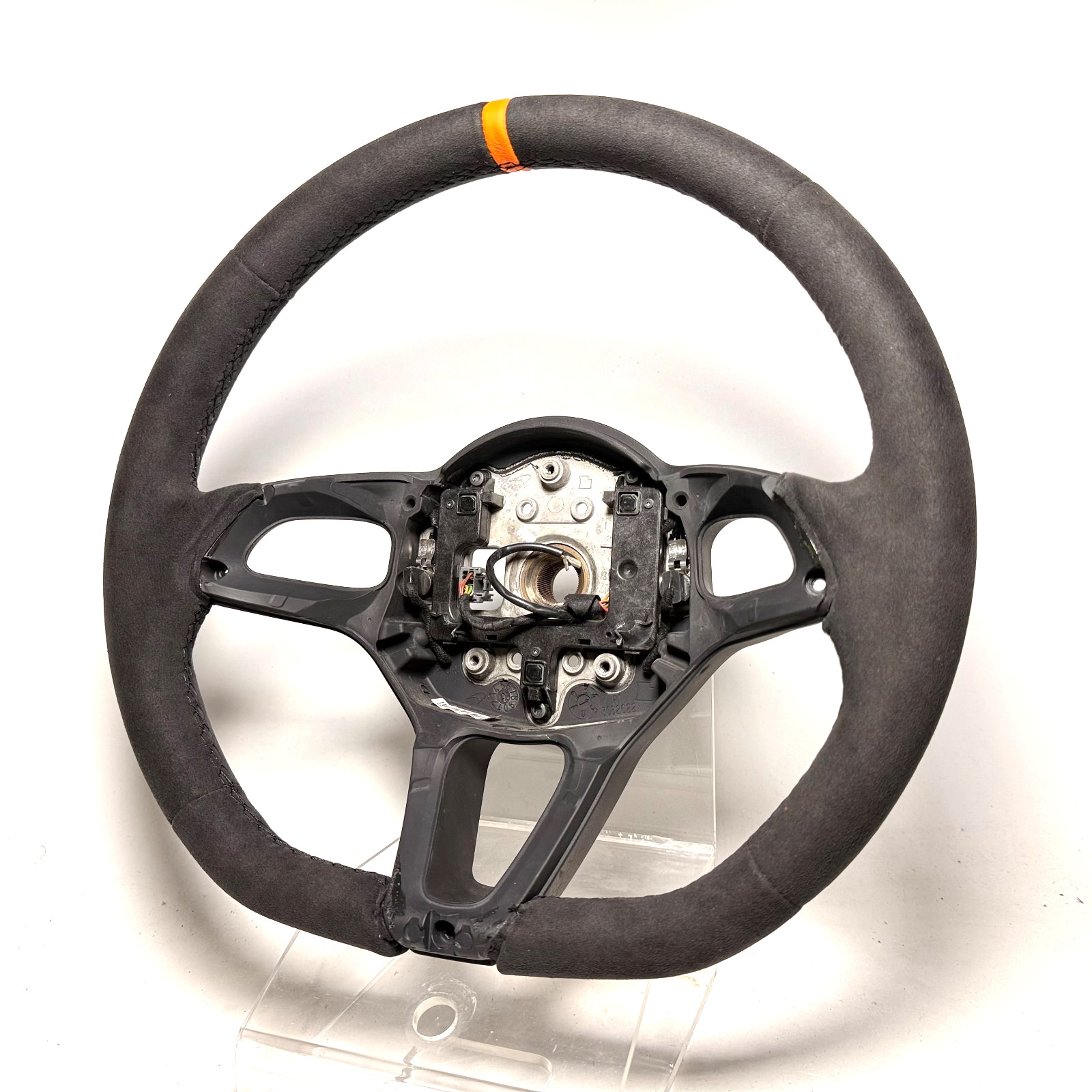 Thick padding alcantara wrap service McLaren MP4 570S 650S 675LT steering wheel