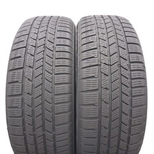 235 55 19 2x CONTINENTAL 235/55 R19 101H CrossContact Winterreifen 7-7,5mm 2022