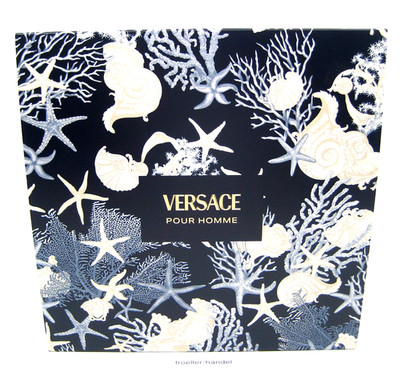 Versace Pour Homme 100 ml EdT + 5 ml Edt + 150 ml Shower Gel NEU & OVP