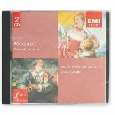 Mozart Violin Concertos Complete Works 2CD Zimmermann EMI Classics