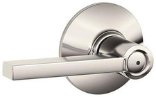Schlage Latitude Privacy Door Lever Set, F40 LAT 618, Chrome