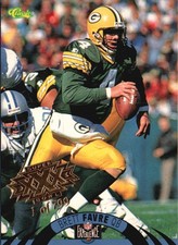 1996 Classic NFL Experience #19 Brett Favre Super Bowl Gold