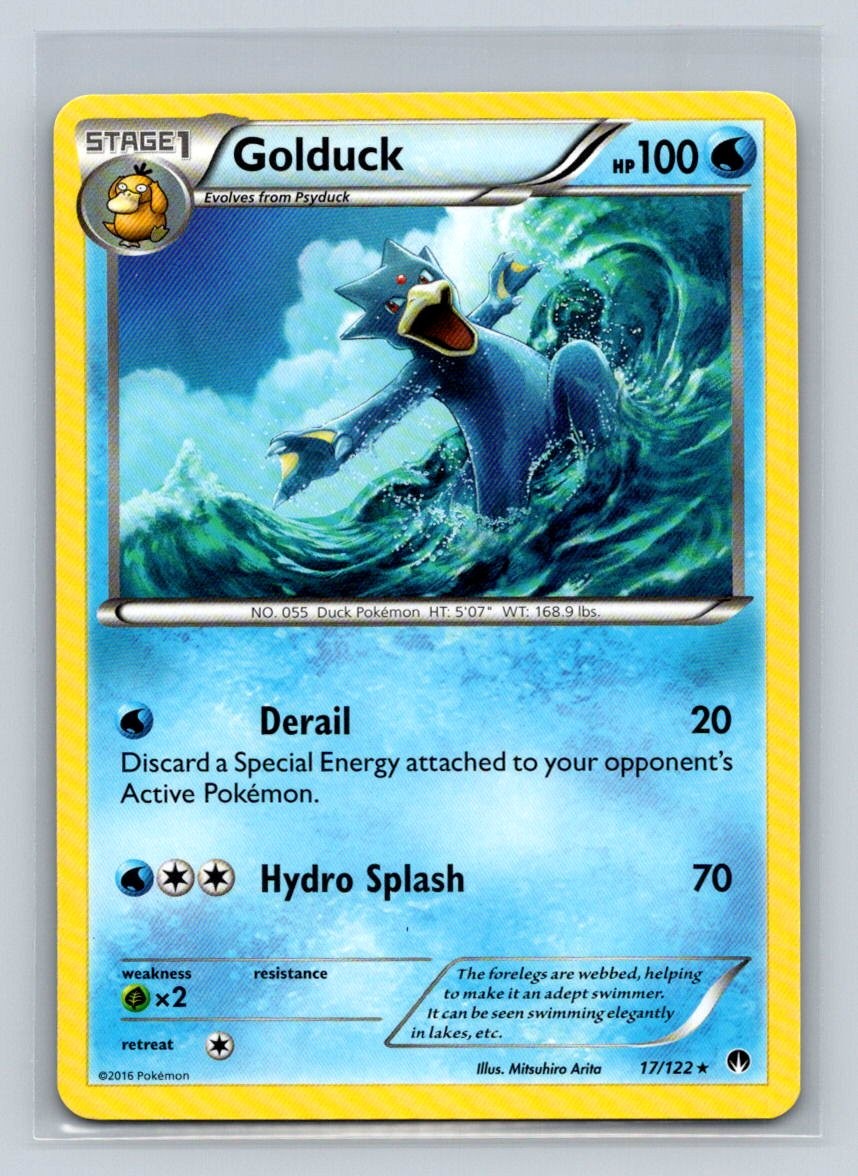 Golduck #17/122 XY: BREAKpoint Rare - Pokemon Card D8