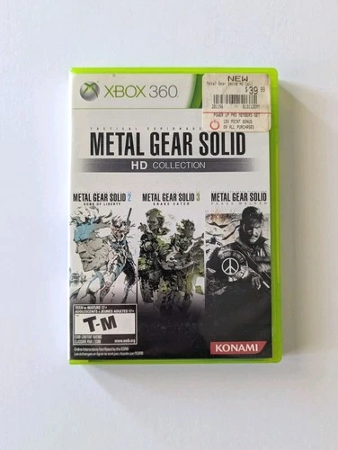 Metal Gear Solid HD Collection (Microsoft Xbox 360, 2011) TESTED Complete CIB