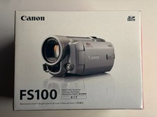 Canon FS100 Digital Camcorder. Silver. Works Perfectly.