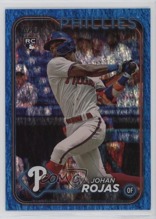2024 Topps Series 1 Blue Holofoil /999 Johan Rojas #209 Rookie RC