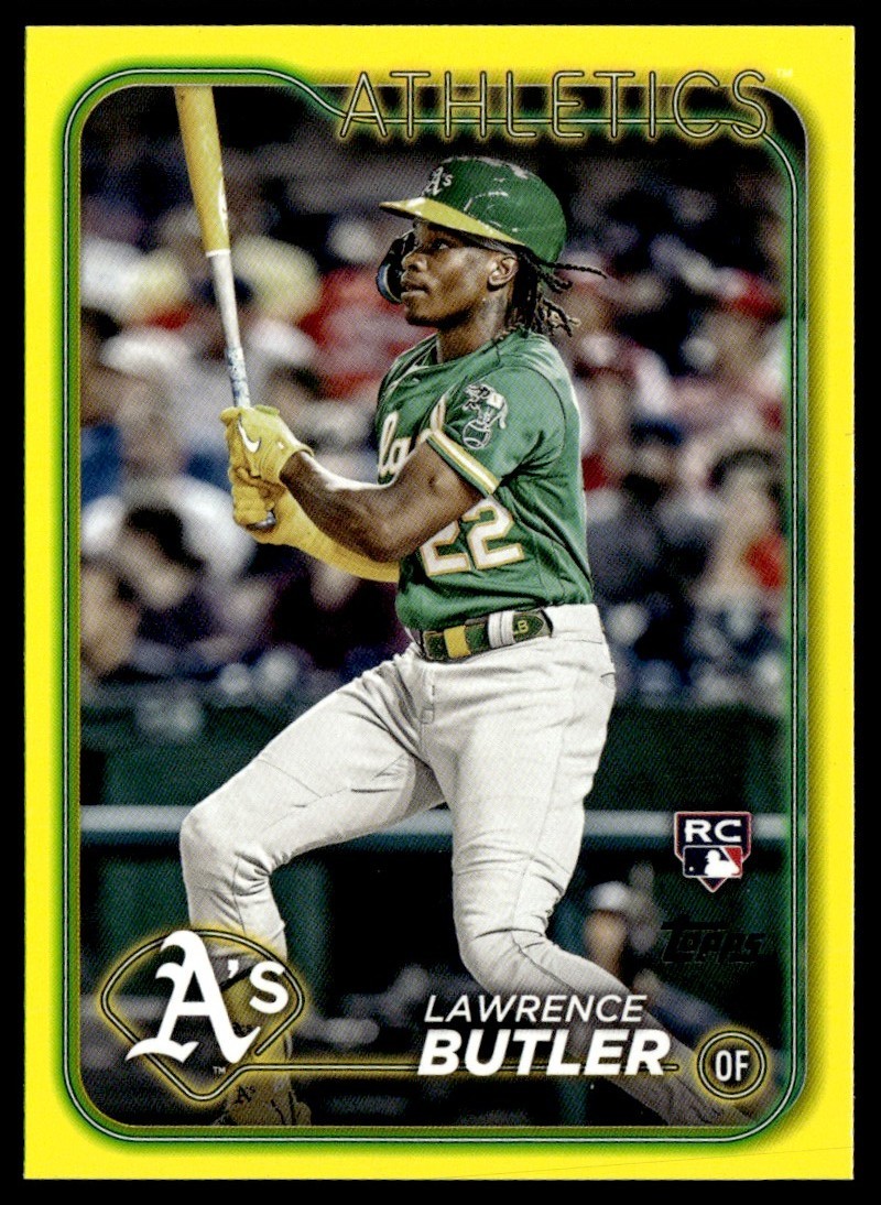 2024 Topps Yellow Lawrence Butler RC #676