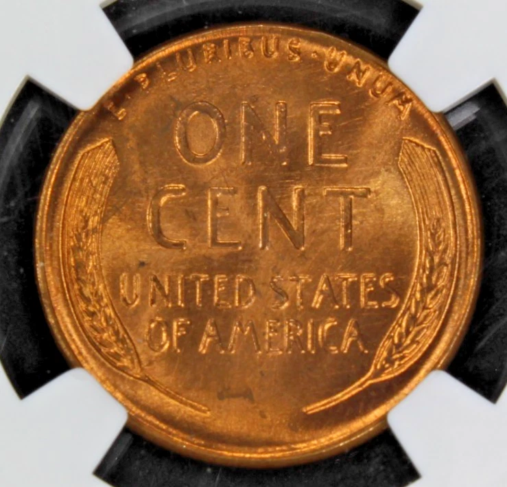 1950 NGC MS66 Red Lincoln Wheat Cent | Free Shipping - Image 2 of 4