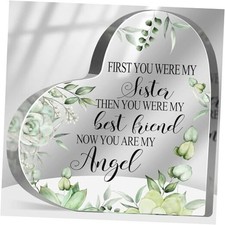 Sympathy Gifts for Loss of Sister, Memorial Gifts for Friends Sister Angel