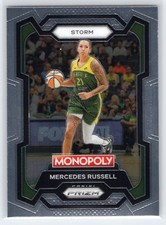 Mercedes Russell - 2024 Prizm Monopoly WNBA #46 - Seattle Storm
