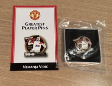 Danbury Mint Nemanja Vidic Manchester United pin, 2008-09 Player of the Year
