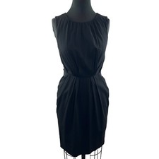 Anthropologie ALYSI Little Black Dress Work Attire Fitting Small S Medium M