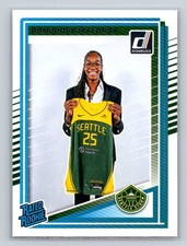 2025 Donruss WNBA #89 Dominique Malonga Blue Shimmer #/49