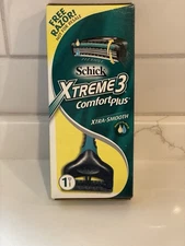 Schick Xtreme 3 Comfort Plus Razor Xtra Smooth Comfort Sample 2007 New Travel