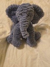 Jellycat Fuddlewuddle Elephant Plush Light Blue Soft Fast Shipping Medium