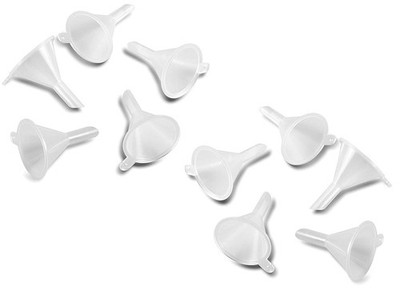 Mini Funnel Small 10-Pack for Lab Bottles, Sand Art Craft, Perfume