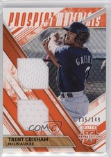 2019 Elite Extra Edition Dual Prospect Materials Orange /149 Trent Grisham 0s3