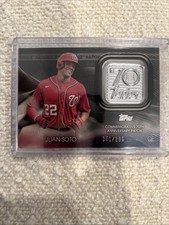 2021 Topps - Topps 70th Anniversary Manufactured Logo Patches Series 2 Juan Soto