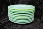 Fire-King Jade Glass Jade-ite Restaurant Ware 5-1/2” Bread & Butter Plate XCLNT