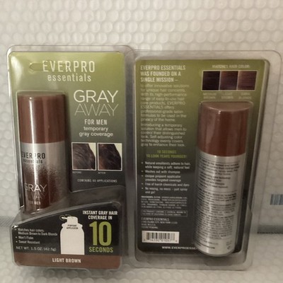 2x Everpro Gray Away For Men Light Brown RARE Discontinued