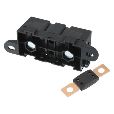 FISHER WESTERN SNOWEX FUSE HOLDER WITH HAREWARE & 100A MEGA FUSE 95837 & 95836