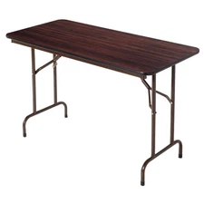 Alera Folding Table - Rectangle - 4 Legs - 48" X 24" X 29" - Steel, Vinyl,