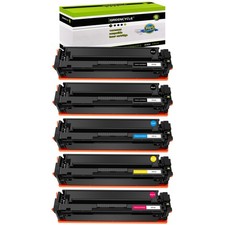 5 Set Toner Fits for HP 204A Color LaserJet Pro M154 M154a MFP M180 M181 CF510A