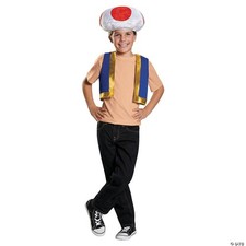 Kids Super Mario Bros. Toad Costume Kit - up to Size 8