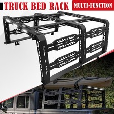 Fit 2020-2025 Jeep Gladiator Jt Truck Bed Rack 22 12 High Cargo Rack Blk Steel
