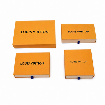 Louis Vuitton Empty Gift Box Lot of 4 Drawer & Magnetic Boxes Authentic