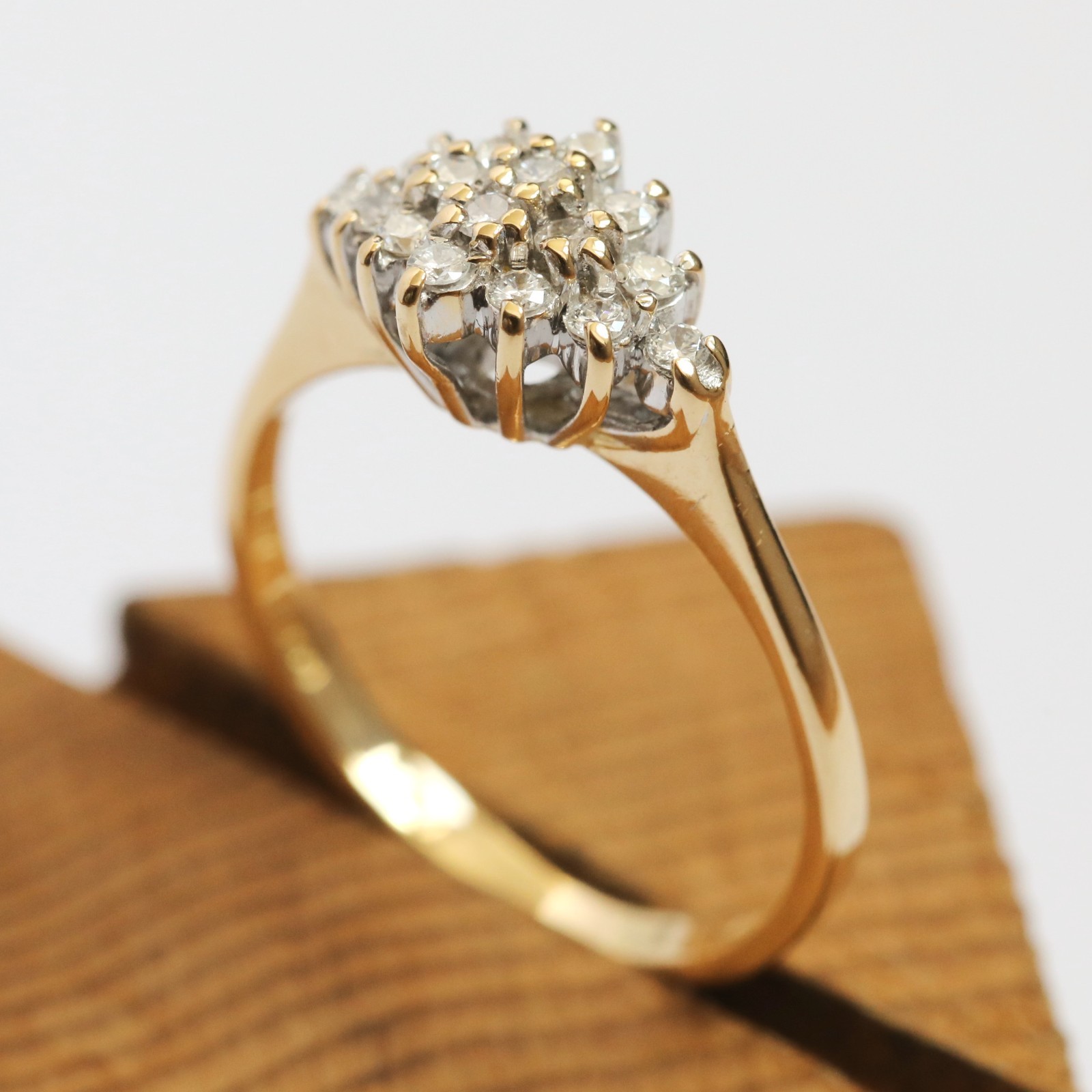 Diamond Cluster Ring
