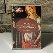 Bach Violin Concerti Cassette Allegro ACS 8057 Susanne Lautenbacher Mainz Orch