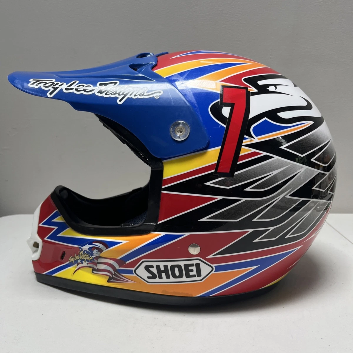 SHOEI トロイリー　TLOYLEE VX？　Lサイズ　美品 SHOEI Motocross/Enduro Multicolor Motorcycle & Powersports Helmets