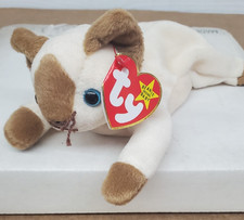 Ty Authentic Beanie Babies Snip tan cat kitty Retired Collectible