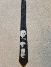 Ralph Marlin Three 3 Stooges Larry Moe Curly Men's Tie Necktie 1992