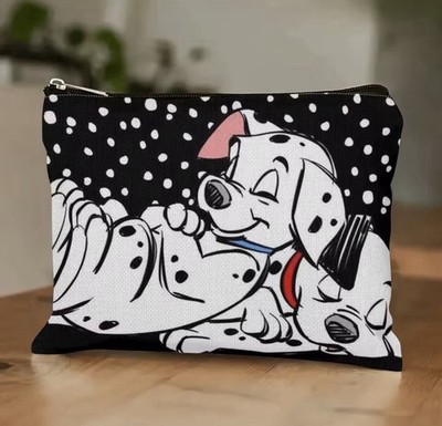 10  Disney 101 DALMATIONS Cosmetic Pouch LUCKY Penny PENCIL Bag POLKA DOT Wallet