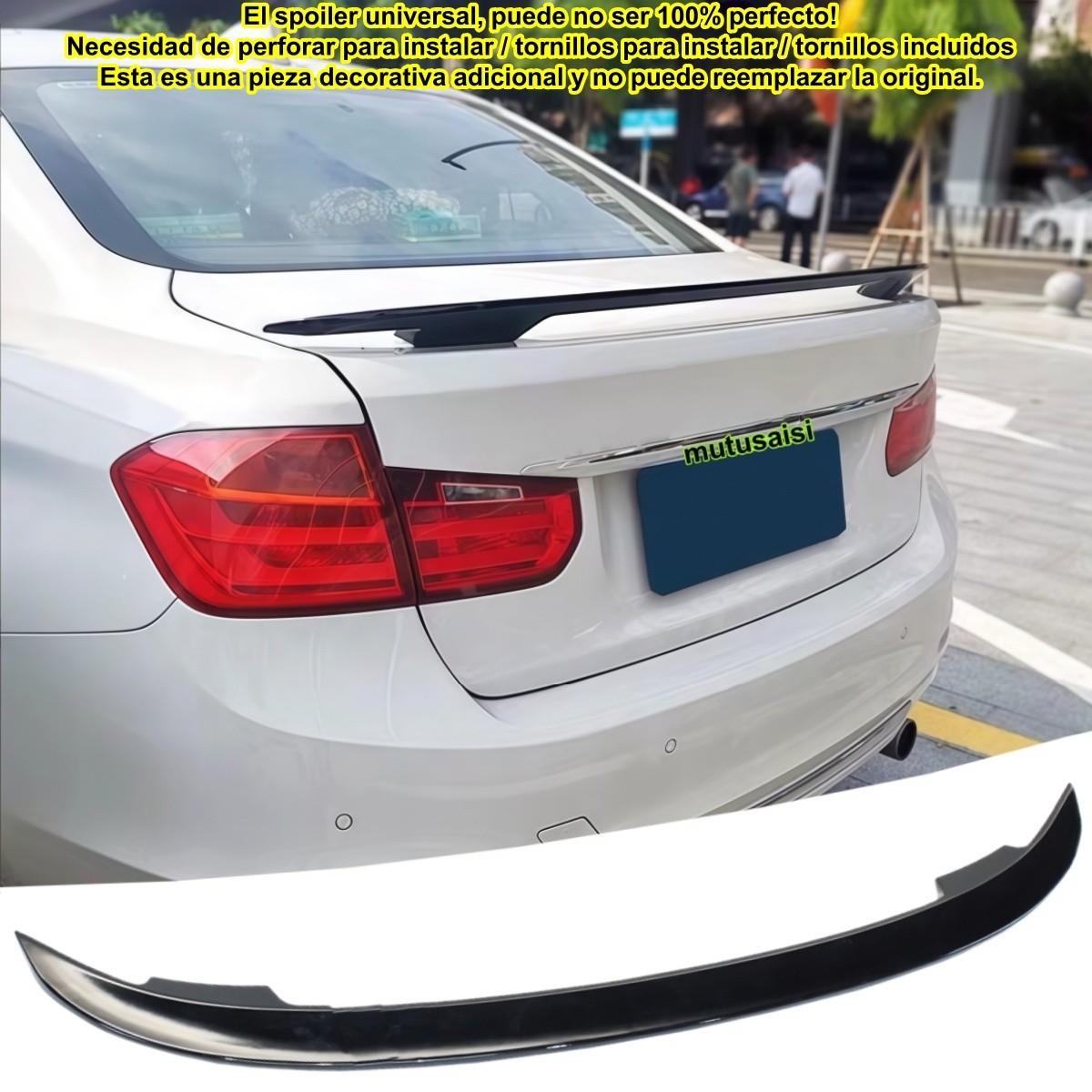 Spoiler BMW F30 F80 pour rénover et personnaliser le coffre