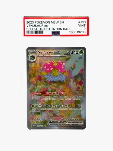 VENUSAUR EX 151 SIR #198 PSA 9 MEW SPECIAL