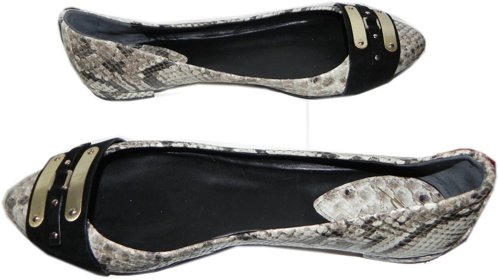 Brian Atwood Aisha Snake Print Flat Ballet Shoe Shoe Ballet Ballerina 10 / 40 1e43a1 Brian Atwood Aisha Snake Print Flat Ballet Shoe Shoe Ballet Ballerina 10 / 40 1e43a1